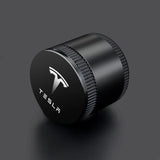 Tesla Metal Car Ash Tray Auto Ashtray Cigarette Holder Box with LED Light