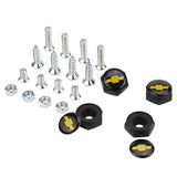 4pcs/set Chevrolet Logo Stainless Steel Car License Plate Bolts