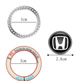 Honda Luminous Car Engine One-click Start Stop Button Cover Sticker