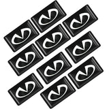 10pcs Infiniti Epoxy Car Armrest Button Sticker