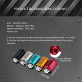 4pcs/set Suzuki Logo Matte Car Air Valve Stem Caps Auto Tyre Valve Covers