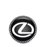 Lexus Luminous Car Engine One-click Start Stop Button Cover Sticker