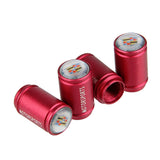 4pcs/set Cadillac Logo Matte Car Air Valve Stem Caps Auto Tyre Valve Covers