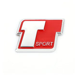 Car Sticker T Sport Stickers Emblem Badge Rear Trunk Decals for RAV4 Corolla Prado Tundra Highlander Hiace Venza Camry