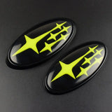 Acrylic Car Front Hood Emblem Badge Rear Sticker for Subaru Impreza BRZ WRX STI Legacy Outback XV