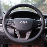 Hyundai Crystal Diamond Car Steering Wheel Center Sticker Decal