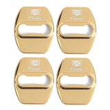 4pcs/set Cadillac Stainless Steel Car Door Lock Cover Protection