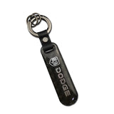 Dodge Carbon Fiber Car Logo Keychain Keyring
