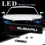 Subaru STI Logo Car Front Hood Grille LED Light