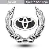 Toyota Metal Car Rear Sticker Auto Window Emblem Badge Decal