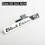 For  LX570 LX470 2008-2019 Accessories Car Rear Trunk Special 3D Black Edition Emblem Badge ABS Stickers Car Styling