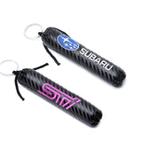 Subaru STI Carbon Fiber Car Keyring Keychain