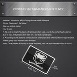 Dodge Viper Aluminum Alloy Car Rear Sticker Emblem Badge Decal