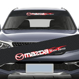 130x21cm Mazda Car Front Trunk Windshield Sunshade Sticker Decal
