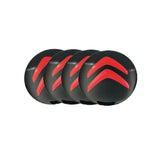 4pcs/set 56mm Citroen Car Wheel Center Hub Cap Sticker Decal