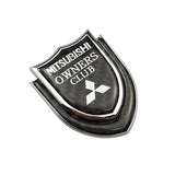 Mitsubishi Shield Carbon Fiber Car Rear Sticker Window Emblem Badge Decal