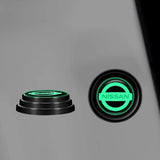 4pcs/set Nissan Car Door Shock Stickers Luminous Absorber Decal