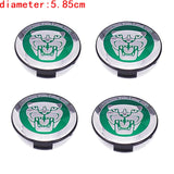 4pcs/set 5.85cm Jaguar ABS Car Wheel Hub Center Caps Covers