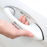 8pcs Infiniti Car Door Handle Bowl Wrist Transparent Protector Anti-collision Decal