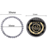Buick Carbon Fiber Car Engine One-click Start Stop Button Cover Sticker