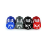 4pcs/set Dodge RAM RT Metal Car Wheel Tire Valve Stem Caps Covers