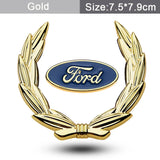 Ford Metal Car Rear Sticker Window Emblem Badge Decal