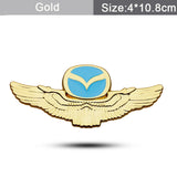 Mazda Metal Wings Car Rear Sticker Auto Window Emblem Badge Decal
