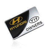 Hyundai VIP OWNERS Metal Car Stickers Rear Emblem Badge