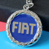 Fiat Metal Car Keychain Keyring