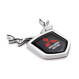 Mitsubishi ABS Deer Car Rear Sticker Shield Trunk Emblem Badge Decal