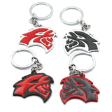 Dodge Hellcat Metal Car Keychain Key Holder Pendant