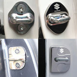 4pcs/set Suzuki Stainless Steel Car Door Lock Cover Protection