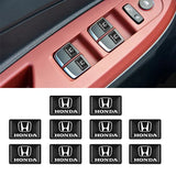10pcs Honda Mugen Logo Epoxy Car Armrest Button Sticker