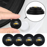 4pcs/set Chevrolet Car Door Shock Stickers Luminous Absorber Decal