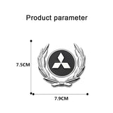 Mitsubishi Metal Car Rear Sticker Trunk Window Emblem Badge Decal
