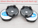 4pcs/set 60mm Subaru STI Car Wheel Center Hub Caps Hub Covers