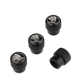 4pcs/set Skoda Logo Car Air Valve Stem Caps Auto Tyre Valve Covers
