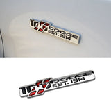 Dodge10th Anniversary Metal Car Body Sticker Emblem Badge Decal