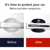 Buick Carbon Fiber Car Door Bowl Handle Anti-collision Protective Stickers Scratches Film