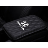 Leather Car Central Console Armrest Box Mat for Logo Accord Odyssey CRV Jazz Pilot Civic City Protective Pad Accessories