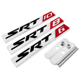 Dodge SRT 6 8 10 Logo Metal Car Front Grille Emblem Badges