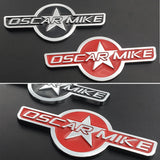 Jeep OSCARMIKE Metal Car Side Body Fender Sticker Trunk Emblem Badge Decal