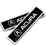 2pcs/set Acura Logo Metal Car Side Sticker Auto Emblem Badge