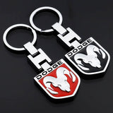 Dodge Metal Car Keychain Key Ring Pendant