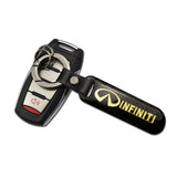 Infiniti Carbon Fiber Car Logo Keychain Keyring