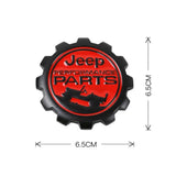 Jeep Performance PARTS Metal Car Rear Sticker Auto Body Fender Side Emblem Badge
