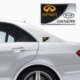 Infiniti VIP OWNERS Metal Car Stickers Rear Emblem Badge