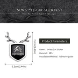 Citroen ABS Deer Car Rear Sticker Shield Trunk Emblem Badge Decal