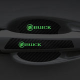 Buick Carbon Fiber Car Door Bowl Handle Anti-collision Protective Stickers Scratches Film