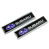 2pcs/set Subaru STI Logo Metal Car Side Sticker Auto Emblem Badge